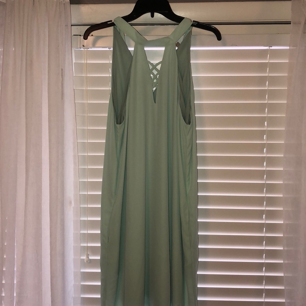 NWT Boutique Halter Tie Back Dress